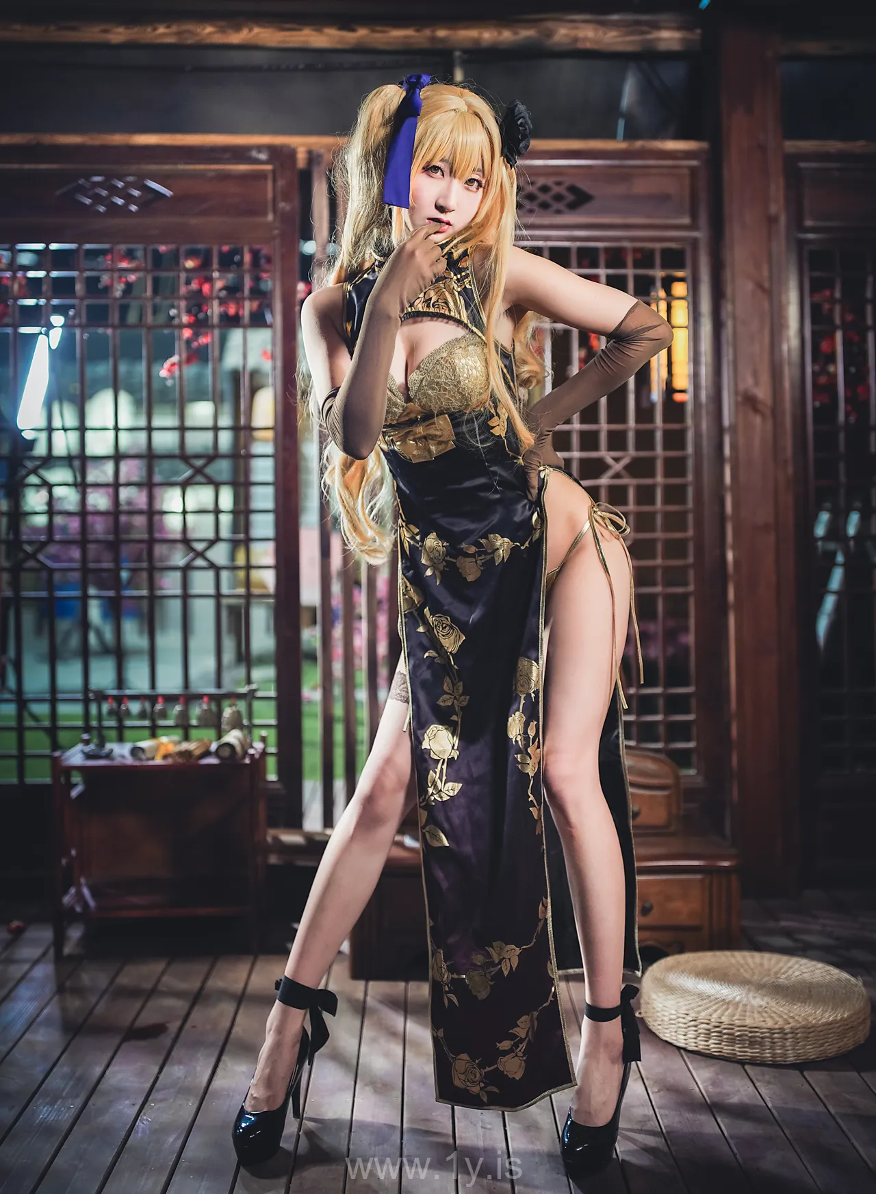 Coser@黑川 NO.018 Irresistible Asian Homebody Girl 金莲